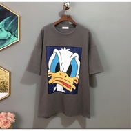 Duck Pattern Short Sleeve T-shirt Casual Duck T-shirt Fashion Clothing Casual Korean Style T-shirt