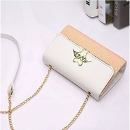 Orange Swan Crossbody Bag