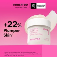 [INNISFREE Official] Collagen Green Tea Ceramide Bounce Cream 50ml - Ceramide Collagen Elasticity