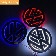 HYS 11cm Car Badge Logo For VW Grille Light VW 5D Logo Light 5D LED Trunk Light Rear Sticker For VW 
