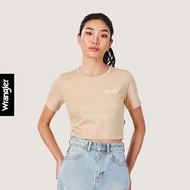 WRANGLER เสื้อยืดแขนสั้นผู้หญิง คอลเลคชั่น Everyday with Wrangler รุ่น WR S225WTSSN09