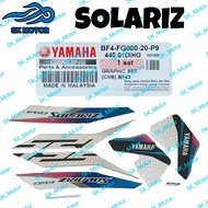 Yamaha EGO SOLARIZ Original Stripe Sticker Graphic Set CM6 CYAN BF4-FG000-20-P9