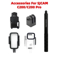Accessories For SJCAM C200,C200 pro action Camera Frame Back Clip Waterproof Shell Outer Frame Dive 