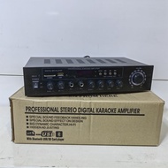 Amplifier Karaoke Bluetooth AUX USB 2CHANNEL