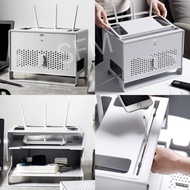 [包運費Free Delivery] 路遊器收納盒|[Free Delivery] Router Storage Box [電器 電線收藏  電線收納 拖版 收納盒|USB storage box, 