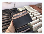 Dreamy สีม่วง Dancing ผู้หญิง ของแท้ หนัง Kelly Bag Bubble สีเขียว กระเป๋าสะพายข้างทรงสี่เหลี่ยมเล็ก