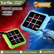 Turtle Smart Tic Tac Toe Electronic Game with 4 Modes, AI & Memory Challenges for Kids & Family