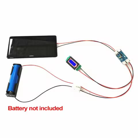 Mini 6V 210MA 1.25W Mono Solar Panel with Solar Charger CN3065 Cell Phone Charging DIY Kit with 1S B