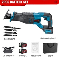OENVAN 10000SPM ดาบเลื่อยเลื่อยไฟฟ้าเลื่อยชักใบไฟฟ้าเครื่องมือไฟฟ้าไร้สายแบบพกพาสำหรับแบตเตอรี่ Maki