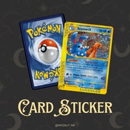 [Pokemon TCG Card Sticker - AZUMARILL] TnG Sticker / Access Card Sticker / Card Sticker