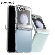 Araree Z FLIP6 NUKIN บานพับ360ป้องกันเคสโปร่งใส Samsung Galaxy 02019B