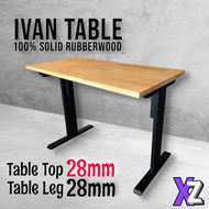 XZ Ivan Table 28mm Rubber Wood Table top Modern Style Study Table Gaming Table Office Table