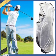 SEV Waterproof Golf Bag Cover Pvc Golf Bag Rain Cover Waterproof Golf Bag Rain Cover Transparent Pvc Raincoat for Golf Clubs Heavy Duty Protection for Men and Women Golfers