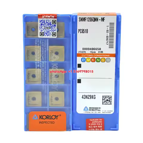 KORLOY 100% Original SNEX SNMF SNEX12 SNMF12 SNEX1206 SNMF1206 ANN-MM ENN-MF ENN-MM PC6510 Milling I