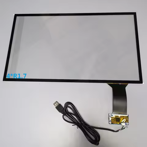 17.3 inch capacitive touch screen tempered glass G+G10 point win7 8 10linux Android system applicabl