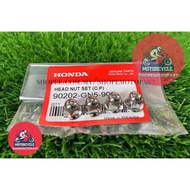 CHROME HEAD NUT EX5 DREAM HP CLASS WAVE 100 STD STANDARD ORIGINAL HONDA ORI
