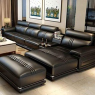 Sofa Kulit Mewah Modern Sofa Ruang Tamu