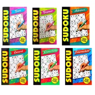 [Mind to Mind] Sudoku - Brain Twister | 56 Puzzles + Answers | Beginner to Advanced | 20×15 cm