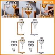 [tenlzsp9] Japanese Cold Sake Glass Decanter Clear Dispenser for Cold Sake Barware