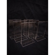 Full refund if fake, Original acrylic 4R T shape card stand, menu stand, acrylic standee,  card hold