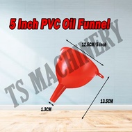 PVC OIL FUNNEL 5'' Corong Isi Minyak Plastik Funnel Petrol Corong Mesin Rumput