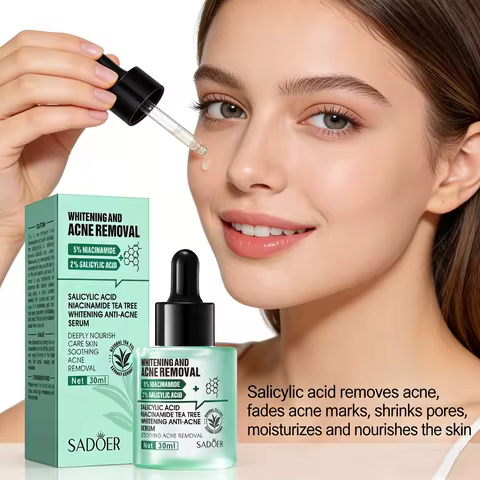 Salicylic Acid Nicotinamide Brightening Face Serum Acne Improving Moisturizing Wrinkles Facial Serum