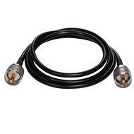 Eagles 6feet rg58 Coax Cable with UHF Male PL259 to UHF Male PL259 connectors for CB/Ham Radio