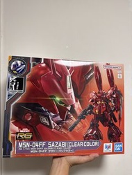 Bandai RG 1/144 MSN-04FF SAZABI [CLEAR COLORI 全新RG彩透福岡限定沙煞比連水貼