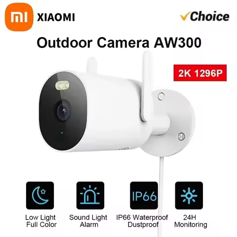 Xiaomi Outdoor Camera AW300 Iptv 2K Full-Color Infrared Night Vision IP66 Smart Home Sound And Light