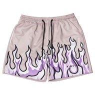 KINETIC Summer New Style Street Wear Joint Flame Shorts Sports Quick-Drying Casual Basketball Shorts
