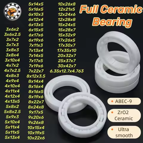 1pcs ZrO2 Full Ceramic Bearing for Fishing Reel 623CE 3x10x4mm 683CE 3x7x3mm ABEC-9 Bait Casting Ree