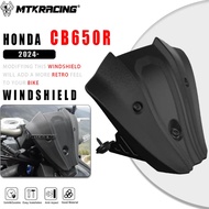 For HONDA CB650R Windshield Front Fly Screen Deflector Accessories cb650r CB 650R Fairing Windscreen
