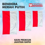 MERAH (20PCS) LARGE RED AND WHITE FLAG 87 x 147 CM