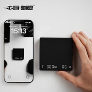 MHW-3BOMBER Cube Coffee Scale 3.0 Micro Coffee Scale Digital Kitchen Scale Compact Lightweight Espre