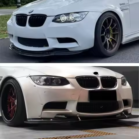 Front Bumper Lip Splitter Lower Blade Guard For BMW 3 Series E90 E92 E93 M3 2007-2013 Car Styling Up