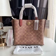 ✨ของแท้100%✨ กระเป๋าสะพาย No.C8562 ห่อโฟม Coach Willow Tote 24