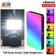 ULANZI VL120 RGB LED VIDEO LIGHT 2500K-9000K 3100mAh ไฟพกพา ไฟติดหัวกล้อง ไฟ LED ประกัน 1 ปี