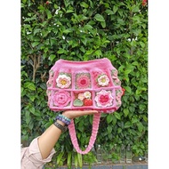 AE1 Sling bags, crochet bag, handmade.