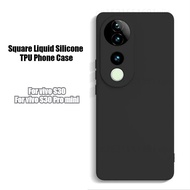 vivoS30 S30Pro S20Pro Square Liquid Silicone TPU Phone Case For vivo S30 S20 Pro mini Anti Scratch P