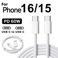 60W PD Type-C to Type-C Fast Charger Cable Usb C Quick Charging