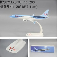 B737MAX8 B787-8 TUI Fly Tuifly Aires ABS Plastic Airplane Toys Aircraft Plane Model Toy Assembly Res