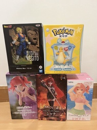 龍珠 貝吉達 history box vegito 夏娜 taito Shana trio-try-it 灼眼 甘神夕奈 coreful 甘神緑結 五等分 花嫁 qp figure 模型 五等分的花嫁