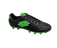 Lotto Football Soccer Shoe HECK FG Black Green S1303-04