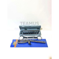 Package Set of 3pcs CVT Tracker Keys Clutch Lock 39 x 41 mm + Socket Wrench Set 10pcs