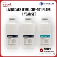 Livingcare Jewel CHP-101 Water Purifier Filter Set 1 Year | Livingcare Filter, CHP 101 Filter
