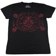 WORK Tiger Muay Thai T-shirt Men Tattoo Yantra Sak Yant Amulet Kickboxing Unisex 100% Cotton Fashion