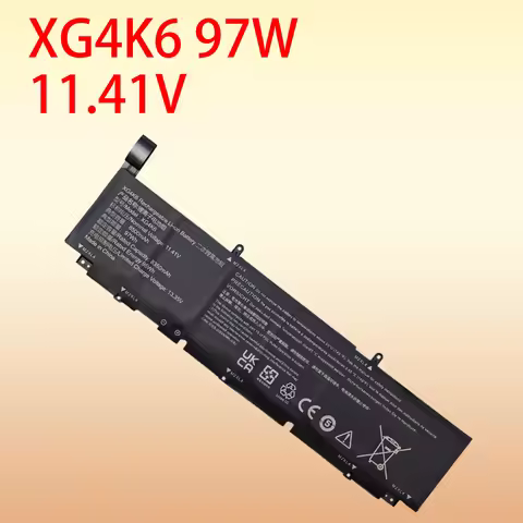 97Wh XG4K6 Laptop Battery Replacement for Dell XPS 17 9700 9710 9720 9730 For Precision 5750 5760 57