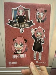 SPY×FAMILY 安妮亞 Pizza Hut 聯乘貼紙