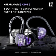 KBEAR KB03 Bone Conduction DD BA Hybrid HiFi Earphones Sound Unleashed in Ear Monitor Wired Headphon