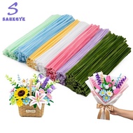 greatbuy666-700PCS Pipe Cleaners Flower Kit 7 Colors Pipe Cleaners Flowers Kit Macaron Pastel Pipe C